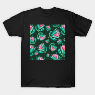 King Protea Repeating Pattern T-Shirt